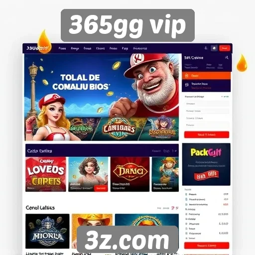 Facilidade de navegação no site 365gg vip